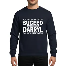 Darryl Humorous Quote Vintage Distressed Typographic Design Birthday Christmas Gift Sweatshirt