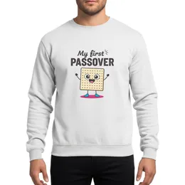 My First Passover Joyful Matzah Character Hebrew Baby Jewish Holiday Sweatshirt