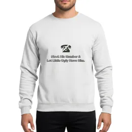 Bold Gray Blocked Phone Icon & Flat 3D Typographic Sassy Statement Sweatshirt