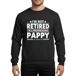 Mens I'm Not Retired I'm A Professional Pappy Funny Vintage Christmas Design Sweatshirt