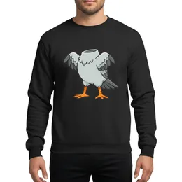 Funny Headless Seagull Halloween Costume Party Kids Orange Gray Bird Sweatshirt
