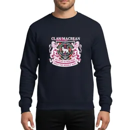 MacBean Clan Scottish Heraldic Wildcat Crest Tartan Motto Family Gathering Sweatshirt