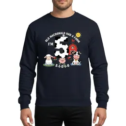 Toddler Kids Old MacDonald 5th Birthday Farm Animals E-I-E-I-O Spotted Number Party Sweatshirt