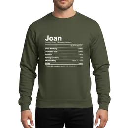Joan Personalized Daily Value Label Funny Christmas Gift Amazing Woman Sweatshirt