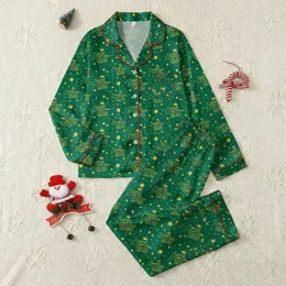 Sweet Sixteen Personalized Satin Pajamas: Emerald Green 'SQUAD' Print - Golden Crown Star Sleep Set Satin Pajamas Set