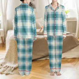 Men's Pajama Sewing Pattern: Cozy Plaid Sky Blue & Teal Buffalo Check Loungewear PDF Satin Pajamas Set