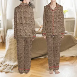 Sophisticated Style: Interconnected Flowing Script Initials - Deep Chocolate & Warm Caramel Design Satin Pajamas Set