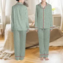 Botanical Inspired Delicate Muted Sage Ginkgo Leaf Outline Tunic Satin Pajamas Set