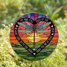 Artisan Style Enthusiasts Vibrant Stained Glass Dragonfly, Tiffany Style Jewel Tones, Mosaic Sunset Sky, Heart Border Stained Glass Suncatcher