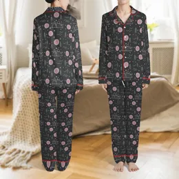 Baby & Toddler Midnight Mountain Whimsical Hand-Drawn Peaks Bamboo Viscose Long Sleeve Zipper Sleepwear Satin Pajamas Set