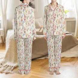 Children's Whimsical Woodland Creature Pajama Sewing Pattern (3-15Y) Digital PDF Satin Pajamas Set