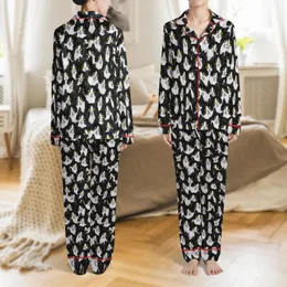 Custom Pet Lover Photo Face All-Over Print Soft Milk Silk Sleep Set Satin Pajamas Set