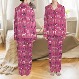 Greyhound Owners: Elegant Greyhound Pajama Design - XXLarge PDF Sewing Pattern Satin Pajamas Set