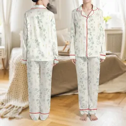 Personalized Bridesmaid Luxury Long Satin Sleep Set: White Rose, Sage Leaf & Champagne Flute Design Satin Pajamas Set