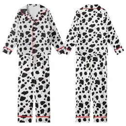 Modern Style Enthusiasts' Dynamic Black White Organic Interconnected Rounded Shapes Pattern Kid Satin Pajamas Set