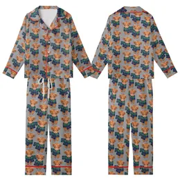 Cute Animal Lovers Adorable Fluffy Baby Highland Cow Vibrant Plaid Scarf Heather Grey Pattern Kid Satin Pajamas Set