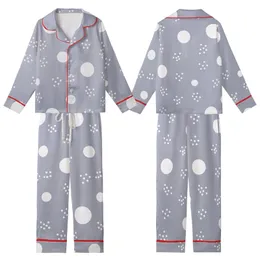 Women's Cozy Welsoft Fleece Jumpsuit: Lavender Scattered Polka Dot, Hooded, Butt Flap Kid Satin Pajamas Set