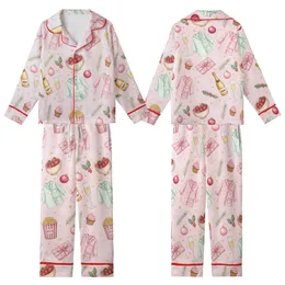 Festive Holiday Pajamas: Watercolor PJs Prosecco Pink Mint Gold Star Print Kid Satin Pajamas Set