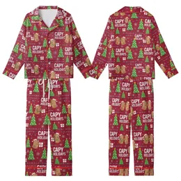 Capybara Christmas Pajamas: Santa Hat Animal & "CAPY HOLIDAYS" Festive Polyester Spandex Sleep Set Kid Satin Pajamas Set