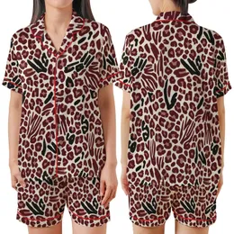 Women's Relaxing Pajamas: Easy Modern Sewing Project - Instant Download PDF Satin Short-Sleeve Pajamas Set