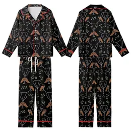 Bridesmaid Black Satin Pajamas -  Monogram Wedding Party Sleepwear Set Kid Satin Pajamas Set