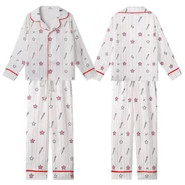 DIY Pajamas Set Pattern PDF: Pale Pink Stripes, Sewing Needles, Stars & Zzz Motifs Kid Satin Pajamas Set