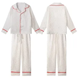 Women's Whimsical Pink-Coral Floral Cotton Muslin Pyjama Set with Pockets Kid Satin Pajamas Set