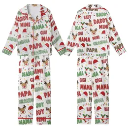 Festive  Pattern: Glitter Knit Leopard Reindeer Santa Holly Lights Satin Short-Sleeve Pajamas Set