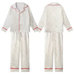 Women's Handcrafted Linen Pajama Set: Stonewashed Minimalist Organic Pattern, 3/4 Sleeve & Comfort Pants Kid Satin Pajamas Set