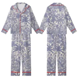 Women's Bridal Party Cobalt Blue Toile Exotic Jungle Peacock Pure Indian Cotton Short Pajama Set Kid Satin Pajamas Set