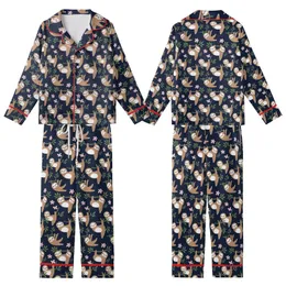 Sloth Lover's Adorable Flat Sloth & Tropical Foliage Navy Low Top Canvas Shoes Kid Satin Pajamas Set