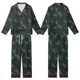 Modern Abstract: Dark Forest Green Charcoal Ribbed Knit Texture with Golden Brass Dots Print Design Kid Satin Pajamas Set