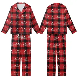 Butterfly Lover's Vibrant Red Black Scottish Tartan Plaid White Script Wearable Art Kid Satin Pajamas Set