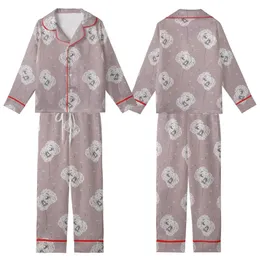Elegant Botanical Dandelion: Fluffy White Seed Heads, Dusty Rose & Grey Design Kid Satin Pajamas Set