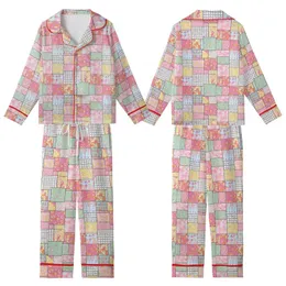 Pastel Dreamer's Patchwork: Intricate Paisley Floral Mosaic - Cheerful Wearable Art Kid Satin Pajamas Set