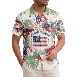 Distressed Flag '250 Years of Freedom' 1776-2026 - USA 250th Anniversary Independence Day Hawaiian Shirt
