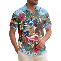 Liberty Bell Eagle American Flag 1776-2026 - USA 250th Anniversary Independence Day Hawaiian Shirt