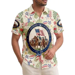 General Washington Flag 1776-2026 - USA 250th Anniversary Independence Day Gift for Dad Hawaiian Shirt