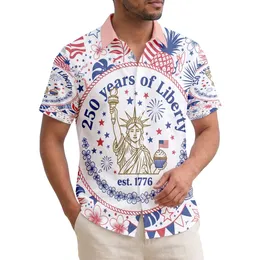 Statue of Liberty American Flag 1776-2026 - USA 250th Anniversary Independence Day Hawaiian Shirt