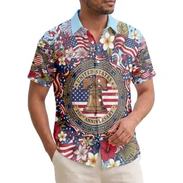 Liberty Bell American Flag 1776-2026 - USA 250th Anniversary Patriotic Hawaiian Hawaiian Shirt