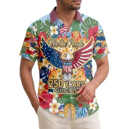 Bald Eagle American Flag We The People 1776-2026 - USA 250th Anniversary Independence Day Hawaiian Shirt
