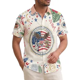 Bald Eagle Liberty Bell 1776 Flag - Patriotic USA 250th Anniversary Independence Day Hawaiian Shirt