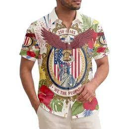 Bald Eagle Liberty Bell 1776 Flag - USA 250th Anniversary Independence Day Celebration Hawaiian Shirt