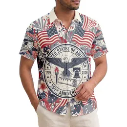 Bald Eagle American Flag 1776-2026 - USA 250th Anniversary Independence Day Gift for Dad Hawaiian Shirt