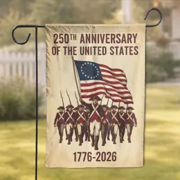 Revolutionary War Soldiers Betsy Ross Flag 1776-2026 - USA 250th Anniversary Gift Garden Flag