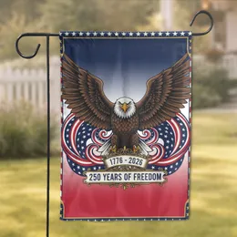 Bald Eagle American Flag 1776-2026 - USA 250th Anniversary Independence Day Patriotic Gift Garden Flag