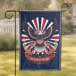 Bald Eagle American Flag 1776-2026 - USA 250th Anniversary Independence Day Celebration Garden Flag
