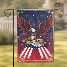 Bald Eagle American Flag 1776-2026 - USA 250th Anniversary Liberty Tribute Garden Flag