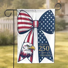 Bald Eagle American Flag 1776-2026 - USA 250th Anniversary Freedom Celebration Garden Flag