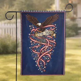 Bald Eagle American Flag 1776-2026 - USA 250th Anniversary Independence Day Celebration Garden Flag